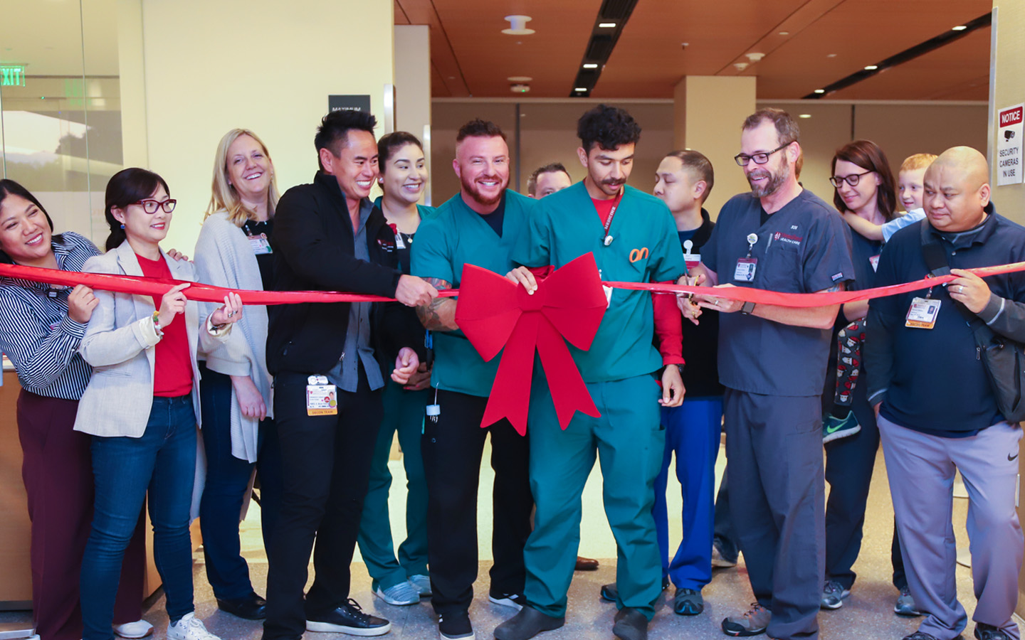 Ribbon Cutting Ceremony for the new Adult Emergency Hospital