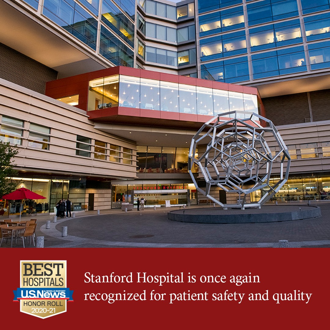 Stanford Hospital Named to U.S. News and World Report Honor for Sixth Time